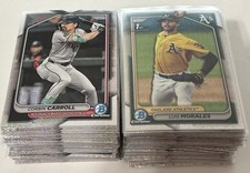 2024 BOWMAN CHROME MEGA BOX MOJO REFRACTOR RC PROSPECTS PICK YOURS COMPLETE SET