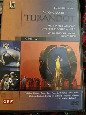 Turandot-Comp Opera (DVD, 2002) Puccini Vienna Philharmonic Valery Gergiev