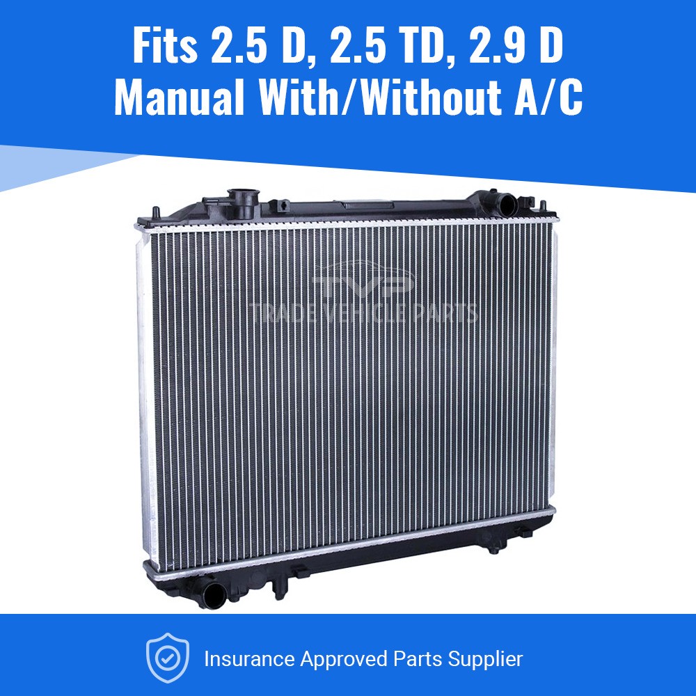 Fits Ford Ranger Er Eq 1998-2006 Radiator 2.5 D, 2.5 Td, 2.9 D Manual W//W/O Ac