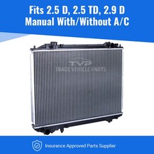 Fits Ford Ranger Er Eq 1998-2006 Radiator 2.5 D, 2.5 Td, 2.9 D Manual W//W/O Ac