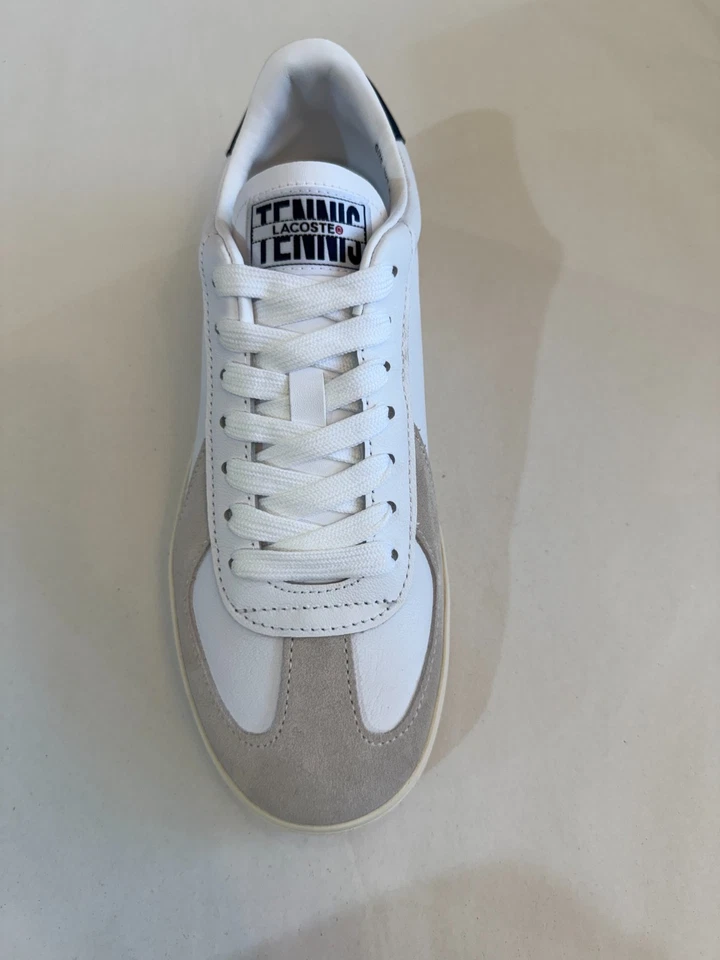 Lacoste Men's SNEAKERS BASESHOT PRO WHITE / NAVY - Image 2 of 4