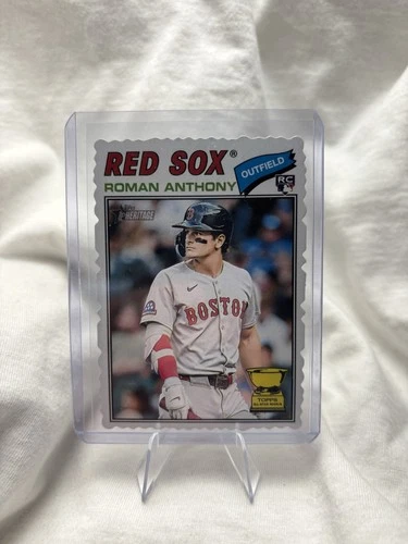 Topps 2026 Heritage Roman Anthony Deckle Edge SP (Die cut) #86 Red Sox