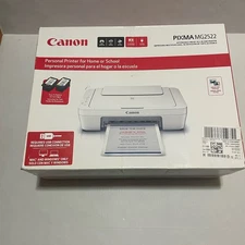 Canon PIXMA MG2522 Wired All-in-One Color Inkjet Printer TESTED & WORKS