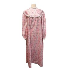 Lanz of Salzburg Prairie flannel nightgown Large Ballerinas Grannycore cottage