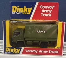 DINKY 687 CONVOY ARMY TRUCK  EX SHOP STOCK BOXED NEVER OPENED DATED 1977