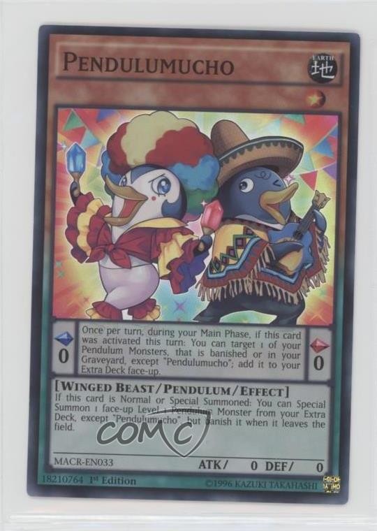 Pedulumucho 1st Ed. YuGiOh Maximum Crisis #MACR-EN033