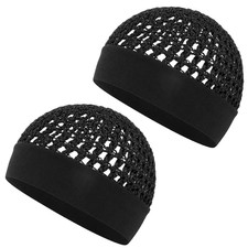 2pcs Hair Nets for Sleeping Women, Polyester Breathable Mesh Hair Wrap Net wi...