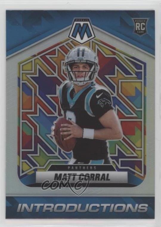 2022 Panini Mosaic Introductions Silver Prizm Matt Corral #I-4 0lt3