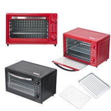2000W 48L Mini Oven Countertop Electric Toaster Oven with Adjustable Temp Timer