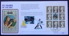 GB Benham 1997 DX19 BBC 75 Booklet Pane 2 on First Day Cover, Glasgow SHS