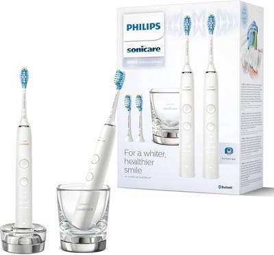 2x Philips Sonicare HX9914/62 DiamondClean Schallzahnbürste + 2 Aufsteckbürsten