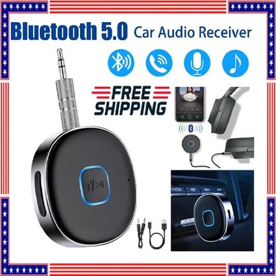 Portable 3.5mm Aux Car Adapter Bluetooth Wireless Audio Receiver Car/Home Stereo