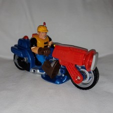Vintage Fisher Price Rescue Heroes Highway Heroes Motorcycle Motorbike,6" Figure