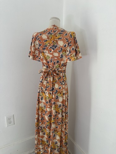 Vintage 70s Empire Waist Flutter Sleeve Boho Maxi Dress, $69 - Photo 2