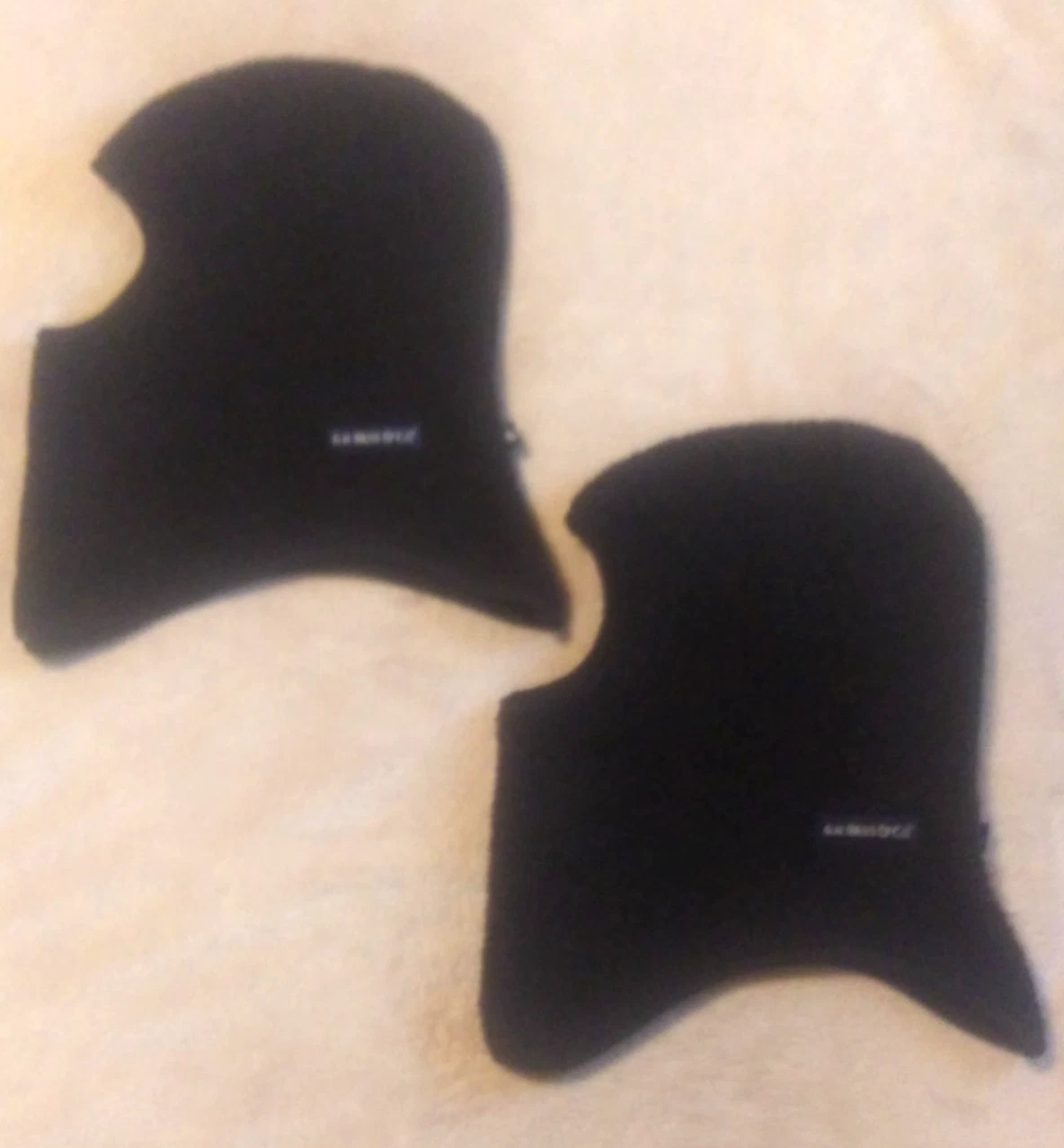 Lot of 2 G.H. Bass Thick Microsupreme Fleece Sherpa Black Balaclava Face Mask~#