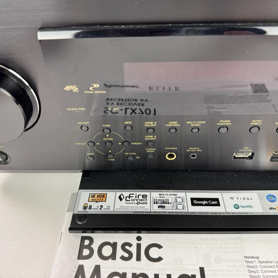 Pioneer Elite SC-LX801 9.2 Channel Network A/V Surround Receiver FOR PARTS READ - Image 3 of 4