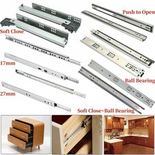 182-700mm Heavy Duty Drawer Runners Draw Slides Ball Bearing Kitchen Rail Slider