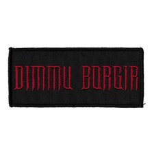 Dimmu Borgir Logo Red Patch NEW OFFICIAL