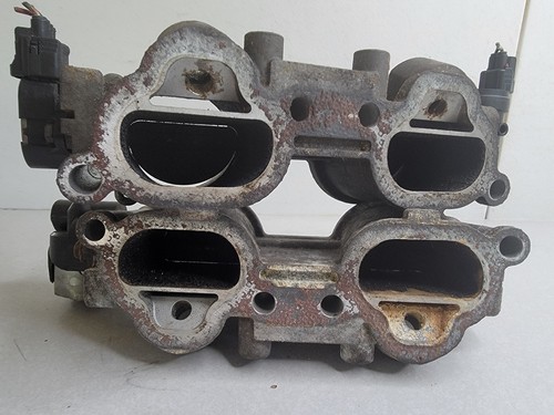 02-05 Subaru Impreza WRX 2.0 DOHC Lower Intake Manifold Runners Valve Assemblies - Picture 18 of 22