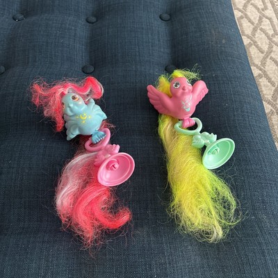 Vintage 1980s My Little Pony G1 Flutter Ponies - Moon Jumper & Lil' Tot Lot