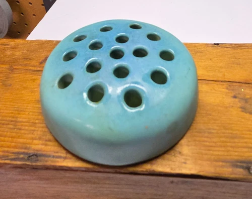 VINTAGE VAN BRIGGLE ART POTTERY FLOWER FROG lot #2