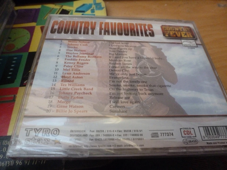 Country Favourites CD OVP - Bild 2 von 2