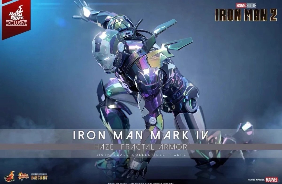New Hot Toys MMS855D79 Iron Man Mark 4 HAZE FRACTAL ARMOR Color