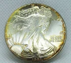1987 AMERICAN SILVER EAGLE COIN, 99.9% SILVER