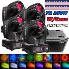 7R 230W Zoom Moving Head Beam Sharpy Stage Light 24Prism Party DJ Light DMX Case