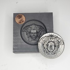 Medusa Head 3D Graphite  Mold for Gold Silver Copper  Melting Casting Refining