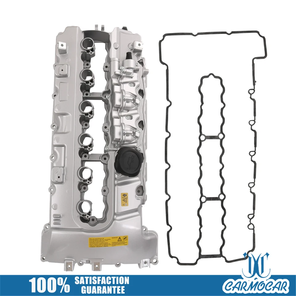 7565284 Valve Cover 11127565286 For BMW 335i xDrive 535xi 740i X6 Z4 Aluminum Foto 2 de 4