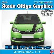Skoda Citigo VRS Hatch BONNET Stripes Decals Stickers Graphics NO P&P 018
