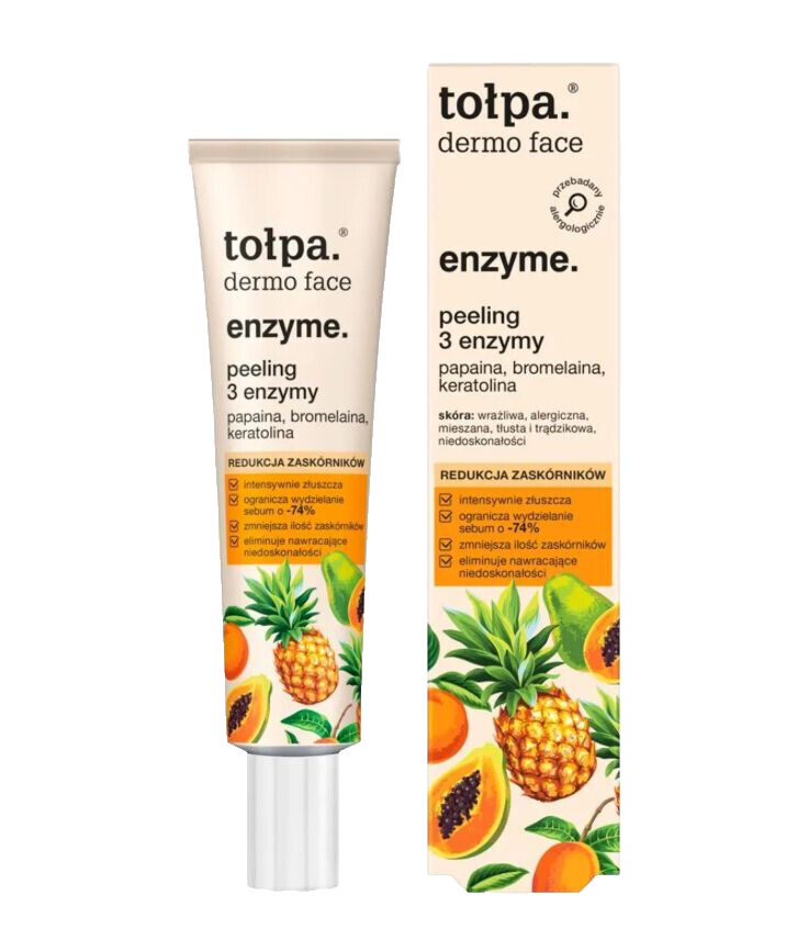 Tolpa Dermo Face Enzyme, facial peeling 3 enzymes, 40 ml