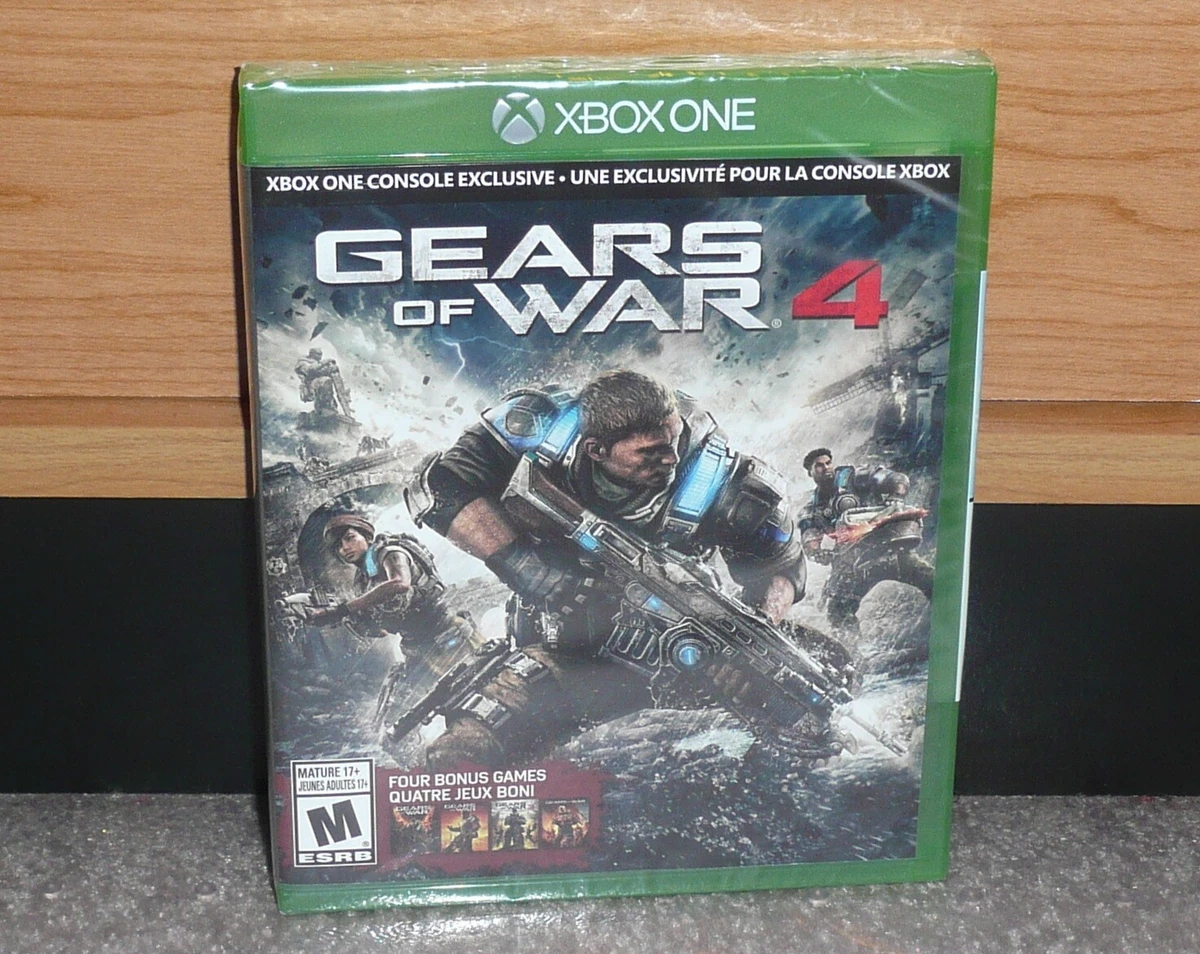 XBOX ONE GEARS OF WAR 4 PLUS BONUS GAMES Brand NEW Sealed