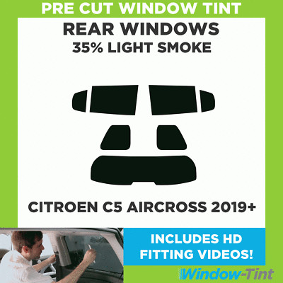 Pre Cut Window Tinting Film for Citroen C5 Aircross 2019+ 35% Light Rear Tint
