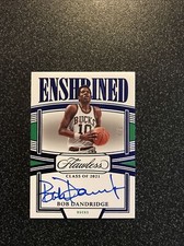 2022-23 Panini Flawless Bob Dandridge Enshrined Auto 4/8 Bucks