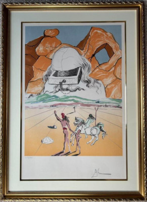 Salvador Dali - Retrospective series The Path to Wisdom Lithograph