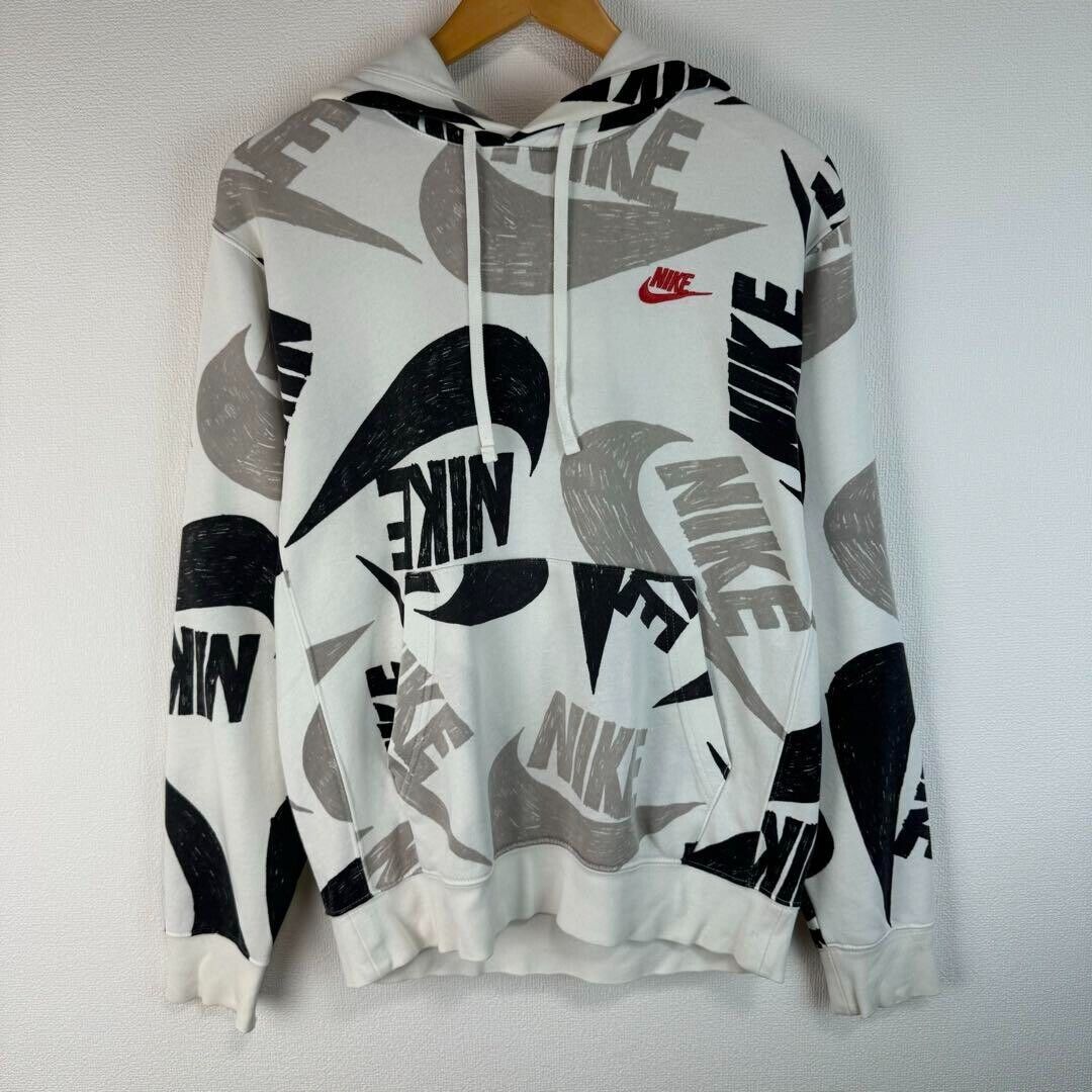 NIKE Sweatshirts Hoodie Logo embroidery All-over pattern NIKE Sweatshirts Hoodie Logo embroidery All-over pattern