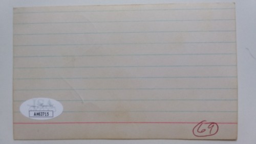 "THE GODFATHER" - Johnny Fontane- AL MARTINO- Actor/Singer- SIGNED 3x5 Card-COA - 第 3/22 張圖片