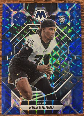 2023 Panini Mosaic Blue Rookie Kelee Ringo 87/99 #341 Eagles