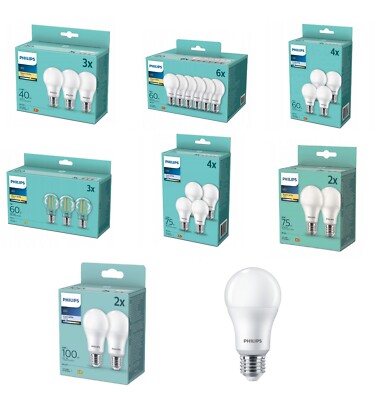Glühbirne LED-Lampe E27 40W-100W 2700K/4000K Beleuchtung Philips