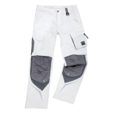 Excess Stretch Hose Active Pro white-grey Arbeitshose  Maler Gr. 56(ID 23011)