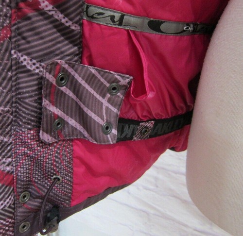 Oakley Eaves Purple/Pink Women's Size M Loose Fit Ski Jacket Hooded Thinsulate - Picture 7 of 12