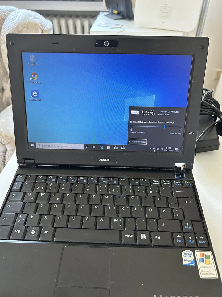 Targa Netbook Traveller 1016 Windows 10 Gebraucht Laptop - Bild 4 von 4