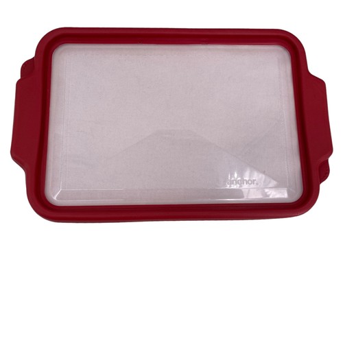Anchor Hocking 3 pc Truefit Bake n Take 3 Qt Casserole w/Red Lid & Tote Bag NEW - Picture 8 of 15