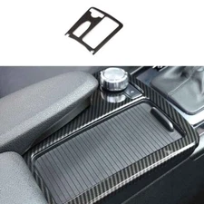 Carbon Fiber Inner Gear Box Shift Panel 1X For Benz C-Class Cover Trim 08-2014