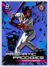 Carter Kieboom 2019 Bowman Platinum #PPP-14  Prismatic Prodigies Purple