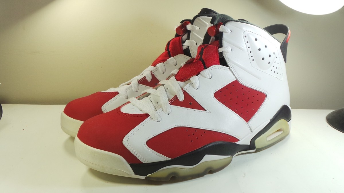Nike 384664-160 Air Jordan 6 Retro 2014 Shoes Carmine NO BOX Size 12 Basketball jordan-6-retro-carmine-2014-  main image 4