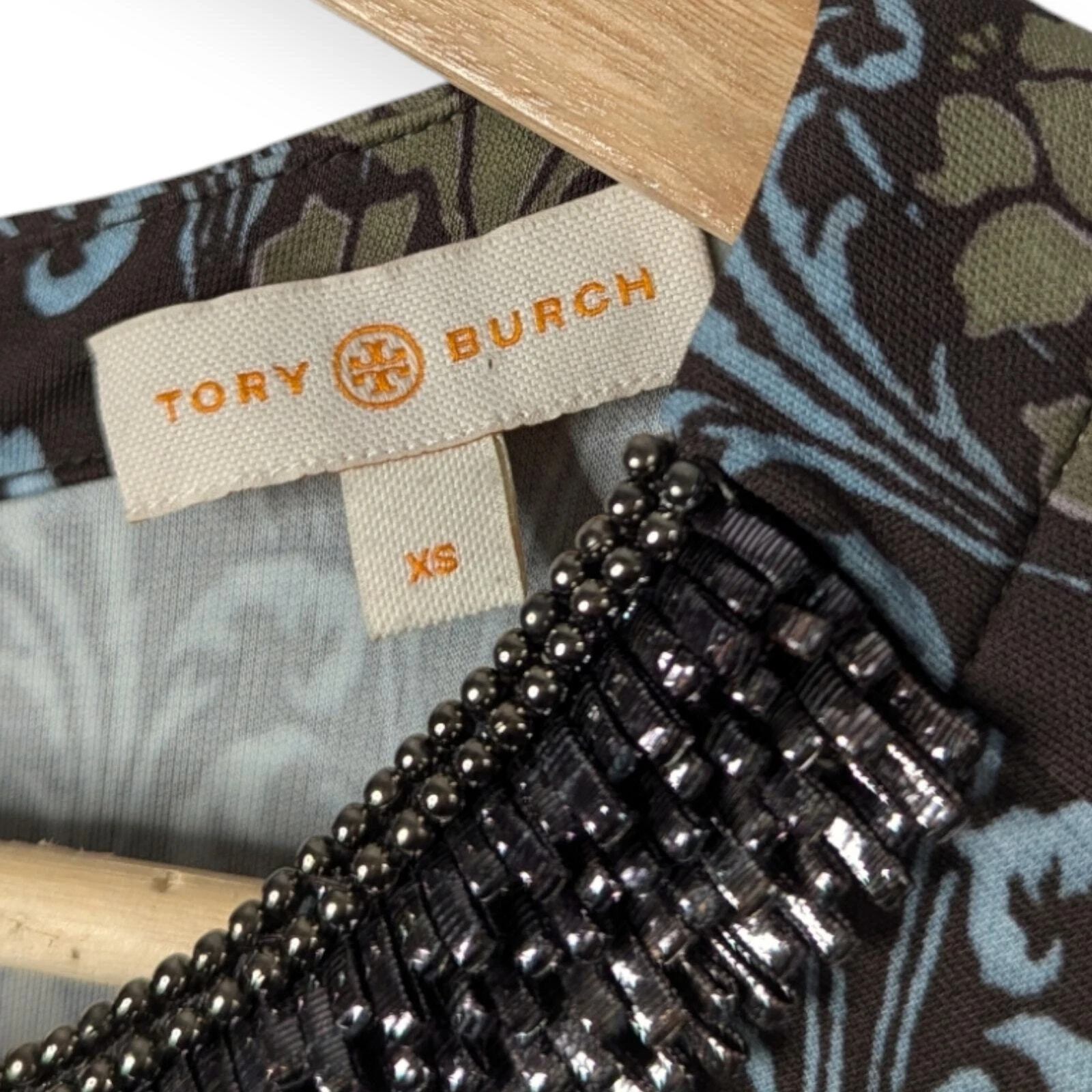 Abito Lulu Tory Burch Marrone Stampa XS