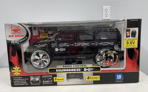 New Bright Black Hummer H2 2005 RC 26 